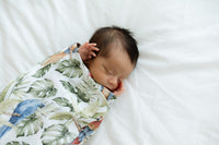 Tropical organic muslin wrap