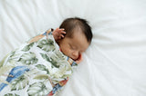 Tropical organic muslin wrap