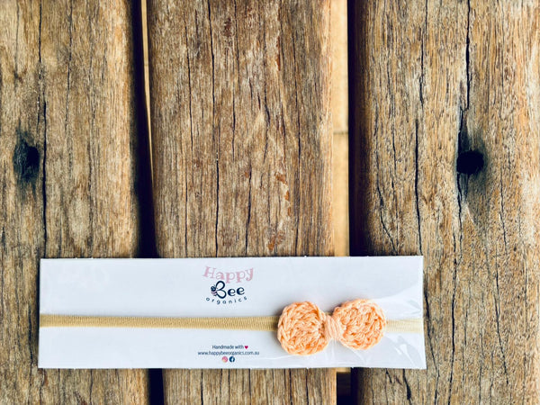 Peach - Crochet Headband