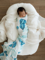 Hot air balloon  - Organic Muslin Wrap