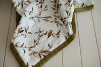 Little Bird Organic Muslin Reversible Quilt
