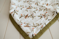 Little Bird Organic Muslin Reversible Quilt