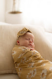 Daisy Mustard Organic Jersey Wrap