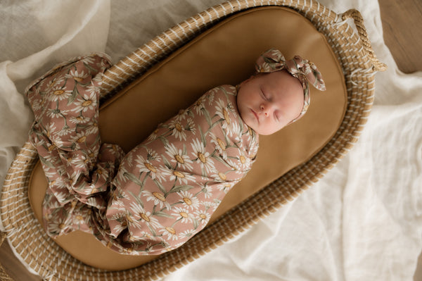 Daisy Pink Organic Jersey Wrap