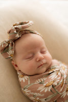 Daisy Pink Organic Jersey Wrap