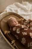Daisy Brown Organic Muslin Wrap