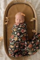 Floret Green Organic Muslin Wrap