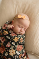Floret Green Organic Muslin Wrap