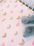 Rainbow - Organic Fitted Cot Sheet