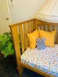 Jungle dreams - Organic Muslin Cot Sheet