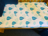 Hot air Balloon - Organic Muslin Fitted Cot Sheet