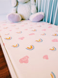 Rainbow - Organic Fitted Cot Sheet
