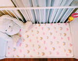 Rainbow - Organic Fitted Cot Sheet