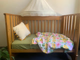 Mint - Organic Muslin Cot Sheet