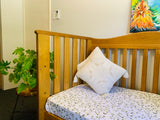 Leaves - Organic Muslin Cot Sheet