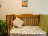 Leaves - Organic Muslin Cot Sheet