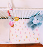 Rainbow - Organic Fitted Cot Sheet