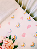 Rainbow - Organic Fitted Cot Sheet