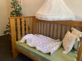 Mint - Organic Muslin Cot Sheet