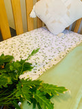 Leaves - Organic Muslin Cot Sheet